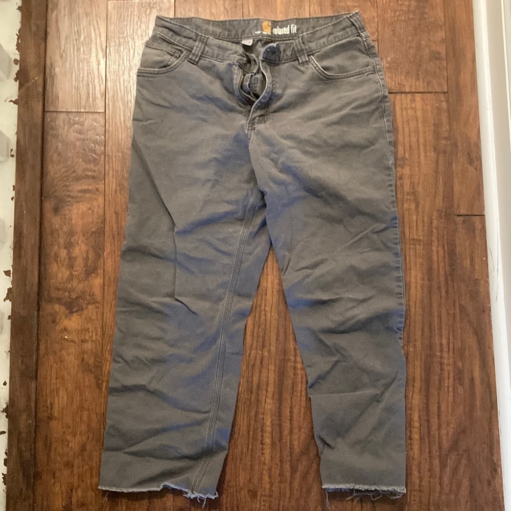 Carhartt gray work pants 31 w